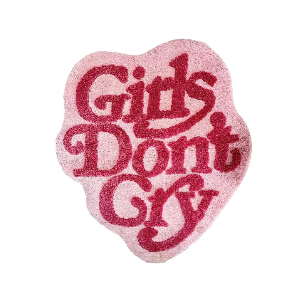 Irregular Girls Dont Cry Rug for Bedroom Bedside Carpet Shaggy