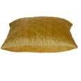 thumbnail image 6 of Parkland Collection Milo Transitional Quilted Yellow Throw Pillow, 6 of 7