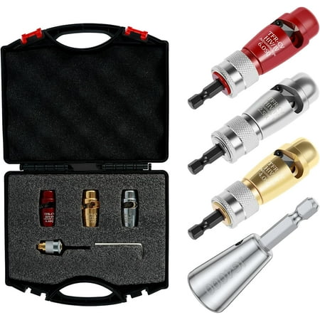 

Bleylajoy Wire Stripper and Twister Tool Set 2.5/4/6 Wire Stripping Tool for Drill Electric Wire Stripper Cable Peeling Cable Quick Stripping and Connector Professional Electrician Tool C1183