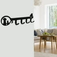 thumbnail image 2 of veasfak Key Hooks, Metal Hanger Purse Key Organizer Rack Towel Hat Cute Wall Mounted Key 2 Animals, 2 of 7
