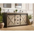 thumbnail image 3 of Elegant Kitchen and Bath Austin 60 inch Double Bathroom Vanity in Natural Oak, 3 of 10