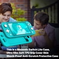 thumbnail image 2 of XIBUZZ Ergonomic TPU Protective Case for Nintendo Switch with Screen Carrying Accessories, 2 of 9