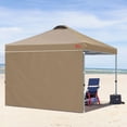 thumbnail image 7 of MASTERCANOPY 8 x 8ft Pop-up Canopy Tent with 1 Sidewall, Khaki, 7 of 7