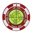 thumbnail image 2 of Colaxi Golf Putting Green , Round Bubble Level, Alignment Tool High Precision Stylish Ball Mark Golf Putting Aid Red, 2 of 8