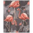 thumbnail image 3 of ZHANZZK 3 Piece Bedding Set Beautiful Pink Flamingo Twin Size Duvet Cover with 2 Pillowcase for Home Bedding Room Decoration, 3 of 4