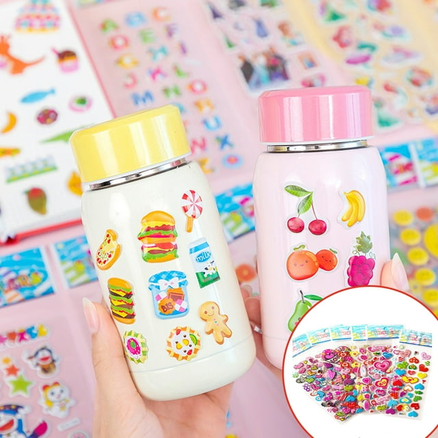 Children PVC Sticker Three-dimensional Stickers DIY Craft Decoration Sticker Decals Handicraft Scrapbooking Stationery Gifts Accessory