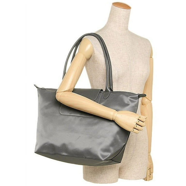 Longchamp Le Pliage Nylon Tote Handbag, Size L Brown