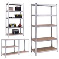 thumbnail image 2 of Costway 71'' Heavy Duty Storage Shelf Steel Metal Garage Rack 5 Level Adjustable Shelves, 2 of 8