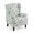 Light Cyan Floral, variant on SOBREMESA Vintage Accent Chair, High Back Upholstered Armchair with Solid Legs, Leisure Single Sofa Chair for Living Room, Bedroom, Home Office