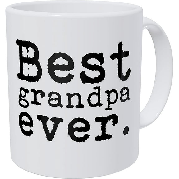 Best Grandpa Ever Typewriter Pap 11 Ounces Funny Coffee Mug