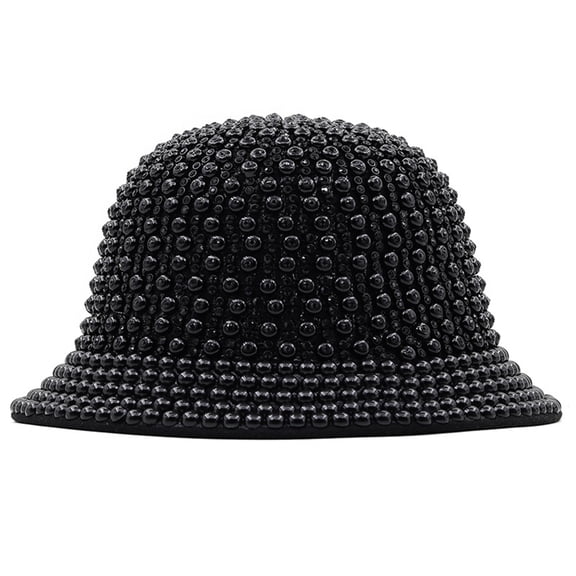 JZROCKER Luxurious Bucket Hat for Adult Eye-catching Full Bling Rhinestone Hat For Halloween