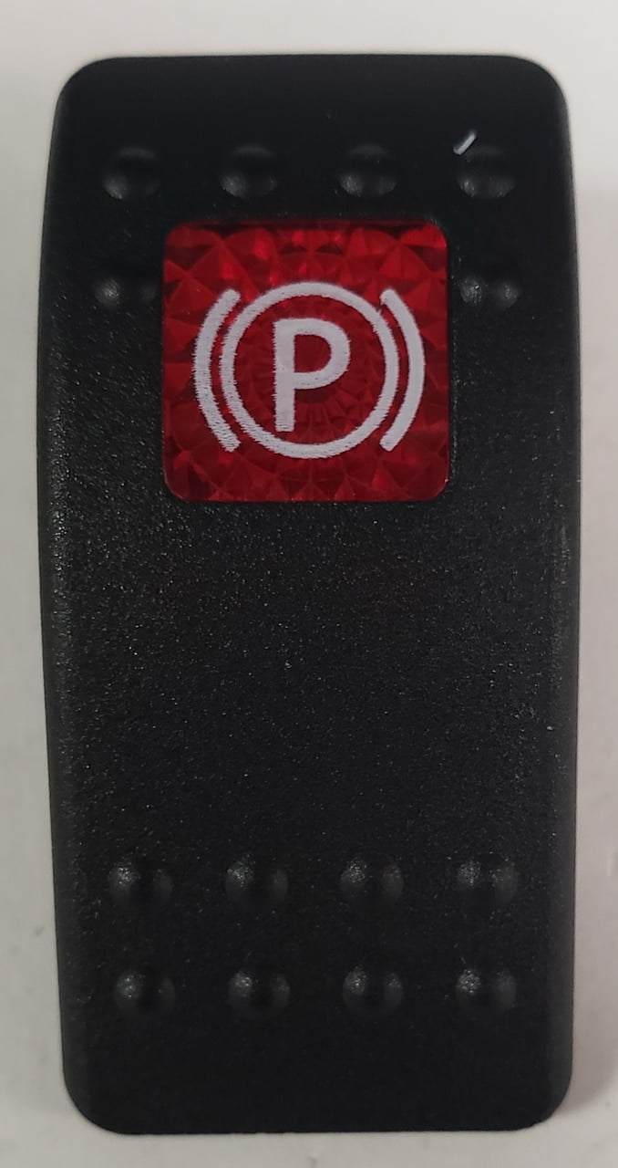 Carling Technologies Contura II Switch Actuator 1 Red Lens Plastic Black 