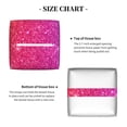 thumbnail image 5 of Rateoe Holiday Shiny Pattern Tissue Box Cover, Modern Square Decorative Leather Facial Paper Case Organizer Holder Dispenser 5X5X5'', 5 of 8