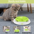 thumbnail image 2 of Juguete eléctrico para gatos - Juguete automático para gatos que se activa solo - Juguete interactivo para gatos que funciona con pilas - Muelles reemplazables - Verde, 2 of 5