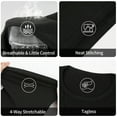 thumbnail image 5 of ANYFIT WEAR Thermal Underwear for Men Ultra Soft Long Johns Set Fleece Lined Warm Base Layer Top and Bottom for Cold Weather Black S, 5 of 7