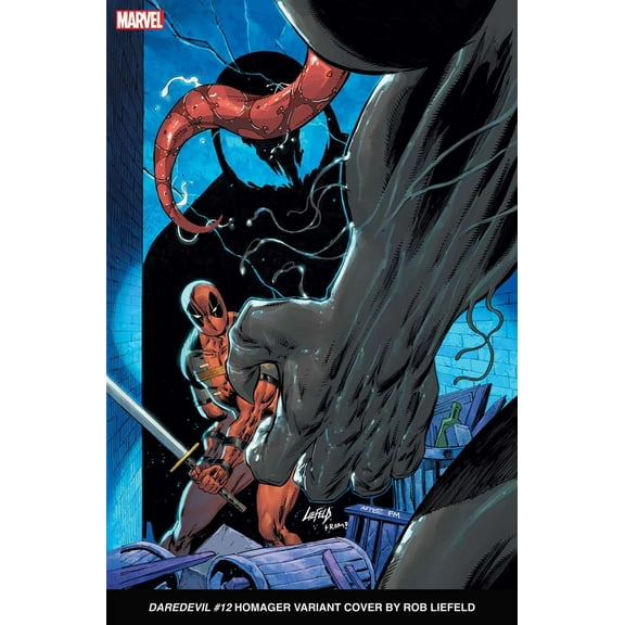 Pre-Owned Daredevil #12 Rob Liefeld Homager Var (Rob Liefeld Homager Var) Marvel Prh Comic Book 2023