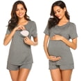 thumbnail image 1 of Labor/Delivery/Nursing Maternity Pajamas Set for Hospital Home, Basic Nursing Sh, 1 of 5