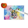 thumbnail image 3 of French Bulldog Hippie Dawg Glass Cutting Board Large 12 in x 15 in, 3 of 5