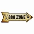 thumbnail image 1 of SignMission P-ARROW-999952 6 x 18 Po Zone BBQ Panneau Fléché, 1 of 4