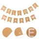 thumbnail image 4 of KAKOWELY 2 juegos de decoración creativa para baby shower, banderines de bienvenida para bebé, decoración colgante para fiesta de baby shower, 4 of 4