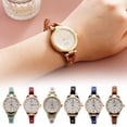 thumbnail image 4 of Quartz Watch For Women Leather Thin Strap Solid Color Fashion Female Gift Watch For Women, 4 of 7