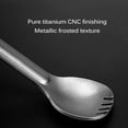 thumbnail image 2 of Titanium Spoon Camping Spoon Outdoor Tableware Long-handled Titanium Spoon, 2 of 9