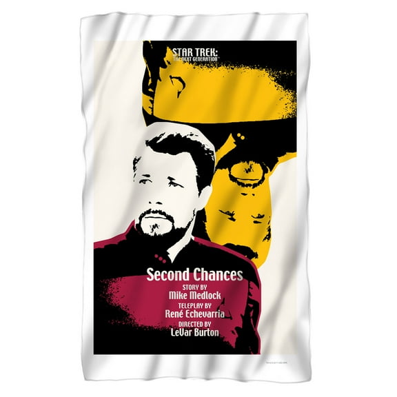 Star Trek TNG Season 6 Episode 24 Fleece Blanket (36x58)
