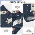 thumbnail image 6 of FORMRS Boys Pajama Pants with Pockets Size 6-8Y Kids Lounge Sleep Bottoms, Rocket Pattern, 6 of 8