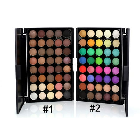 Matte Eyeshadow Set 40 Colors High Pigmented Shimmer Matte Eyeshadow Makeup Palette Set Full Spectrum Artist Waterproof Creamy Blendable Eye Shadow Cosmetics Kit (1 Set) ()