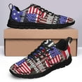 thumbnail image 4 of America Stay Strong Shoes for Men Women Running Shoes Lightweight Walking Sneakers Mesh Athletic Sport Shoes Black Size 6, 4 of 5