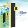 thumbnail image 3 of GermGuardian Air Purifier with HEPA Filter, UV-C, Removes Odors, Smoke, Mold, 728 Sq. ft., AC4900CA, 3 of 7