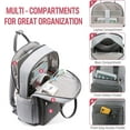 thumbnail image 3 of Lovevook Backpack Purses for Women,Vintage Women Teacher Laptop Backpack Nurse Bag, Multi-Function Work Travel Daypacks College Book Bag with USB Port, 3 of 7