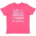 thumbnail image 3 of Inktastic Banker Like Mommy Future Job Youth T-Shirt, 3 of 5