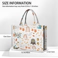 thumbnail image 3 of Large Capacity Tote Bag,White Boho Bohemia Rainbow Autumn Leaves Trees Pattern Handbag Fashion Luxury Tote Bag,15.7"x13"x 5.1" Inches,Laptop Compatible, 3 of 6