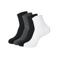 thumbnail image 4 of Hanes Moves Impact Zone Men's Ankle Socks Pack, 4-Pair , Cushioned X-Temp Moisture-Wicking Assorted 1 6-12, 4 of 4