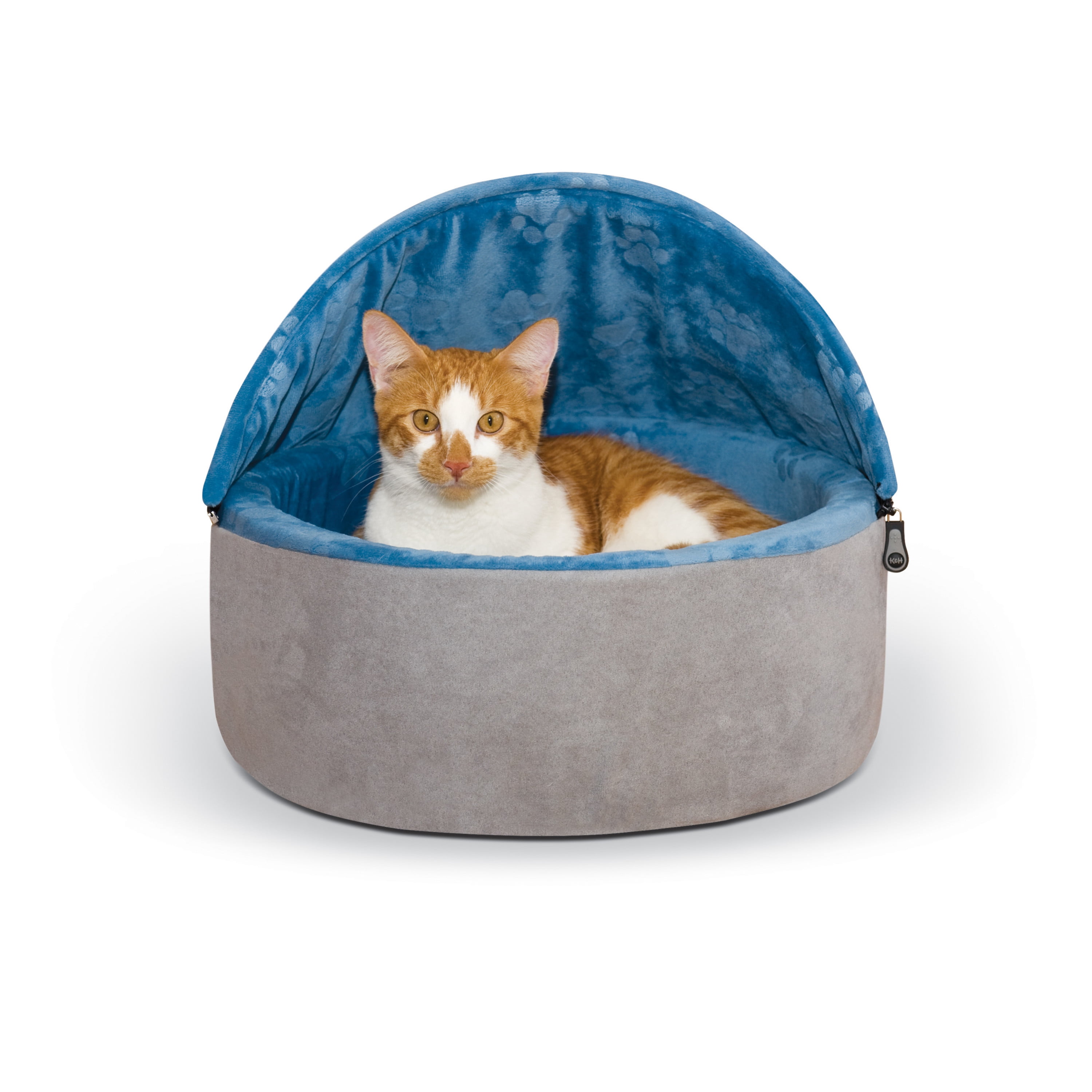 K&H Self-Warming Hooded Kitty Bed