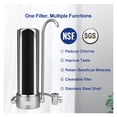 thumbnail image 2 of Kitchen Drinking Water Filter Countertop Filtration System Ceramic Activated Carbon Filter Stainless Steel 304 Shell, 2 of 4
