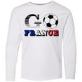 thumbnail image 3 of Inktastic Go, France- Soccer, Football Long Sleeve Youth T-Shirt, 3 of 5