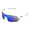 White / Blue, variant on RAWLINGS RY134 Youth Baseball Shielded Sunglasses Lightweight Sports Youth Sport (White/Orange)