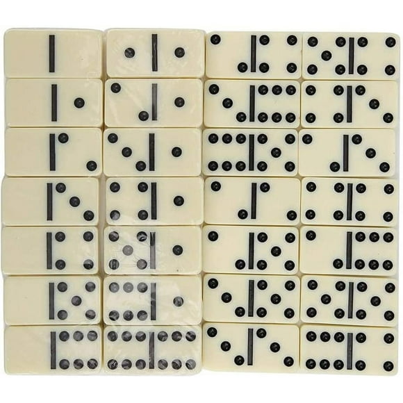 nipocaio Educational Toy Train Dominoes Game Toy Brain Training Intelligence Puzzle Domino Jigsaw Puzzle Board Game (Black)