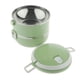 thumbnail image 5 of Lonchera térmica de acero inoxidable portátil Tiffin Bento Box 2 Verde, 5 of 9