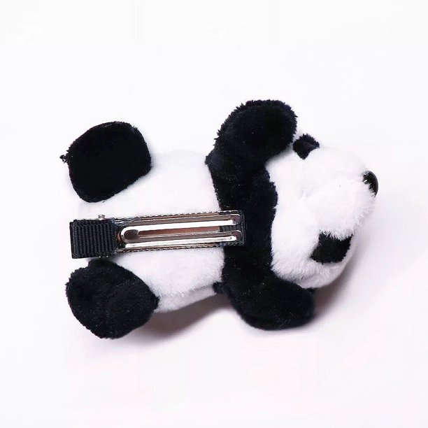 Broche de oso, horquilla para el pelo de estilo de dibujos animados, cuerda para el pelo, muñeco de peluche de animal, diadema para niños, accesorios para el cabello, diadema de panda