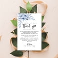 thumbnail image 4 of Koyal Wholesale Dusty Blue Florals Wedding Thank You Place Setting Cards for Table Reception, Dinner Plates, 56-Pack, 4 of 5