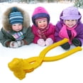 thumbnail image 3 of Clip para hacer bolas de nieve de dinosaurio, juguete de molde de nieve de dibujos animados de seguridad al aire libre (amarillo) Likrtyny Para estrenar, 3 of 8