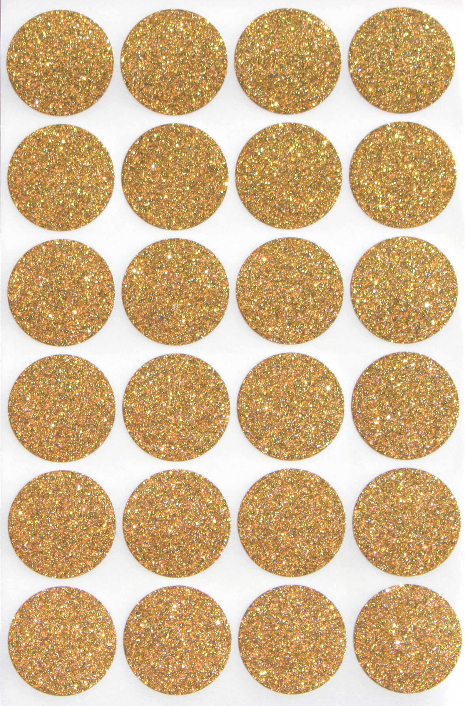 288 Pack Glitter Self Adhesive Label 1.2 inch Small Oval Shape Personalized Handmade Gift Seal Cards for Wedding Birthday Celebrating Party Favors Floral Thank You Stickers 12 Sheets, Gold 