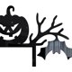 thumbnail image 4 of Decoraciones para puertas de Halloween, 1 pieza de madera con forma de calabaza, fantasma, bruja, letrero para esquinas de puertas de Halloween, adorno para el hogar, la oficina, festival, decoración, 4 of 7