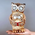 thumbnail image 2 of Owl Solar Light Owl Resin Statues Modern Owl Shape Light Ornaments B_Perfect Gift, 2 of 4