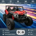 thumbnail image 5 of OTTORD 4-Wheel Drive 4.5 mph 24 V Powered Ride-Ons, Red, 5 of 7