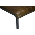 thumbnail image 5 of HomeRoots 17" X 20.5" X 27" Brown And Black Iron Leather Counter Stool - 374039, 5 of 5