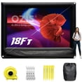 thumbnail image 6 of OZIS 18Ft Inflatable Outdoor Projector Movie Screen Blow up Mega Movie Projector Screen with 350W Blower Front and Rear Projection, 6 of 9